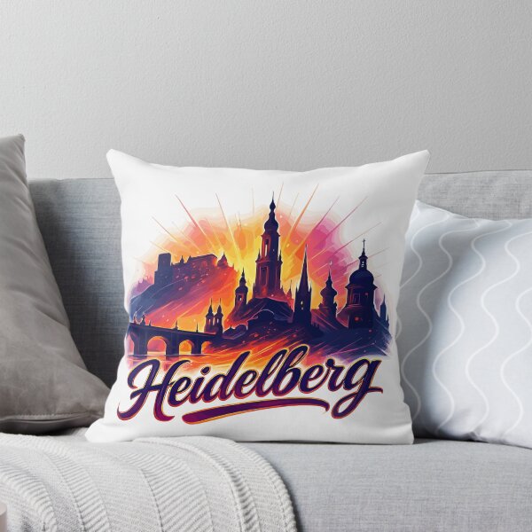 Item preview, Heidelberg city silhouette magnificent gift designed and sold by Pineapple-Tree.