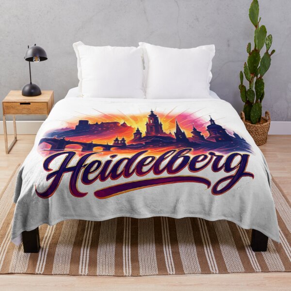 Item preview, Heidelberg city silhouette magnificent gift designed and sold by Pineapple-Tree.