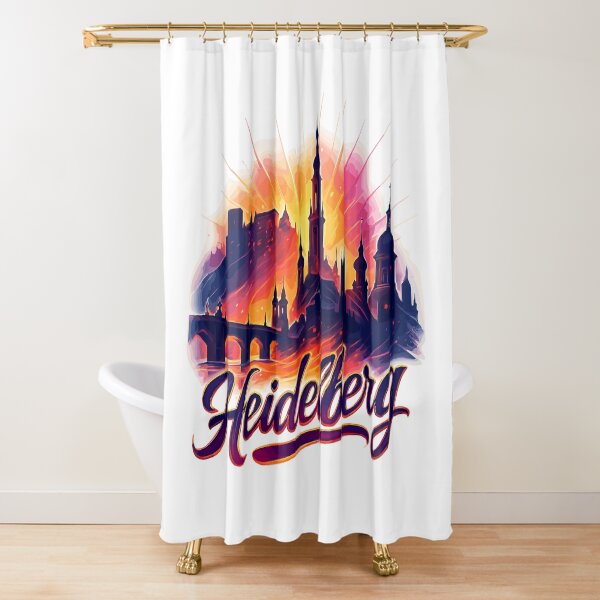 Item preview, Heidelberg city silhouette magnificent gift designed and sold by Pineapple-Tree.