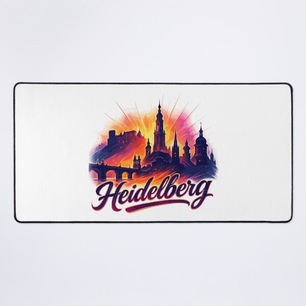 Item preview, Heidelberg city silhouette magnificent gift designed and sold by Pineapple-Tree.