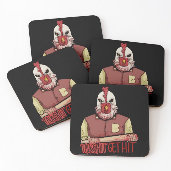 Item preview, Hotline Miami - Jacket Sticker designed and sold by alishaocstacy.