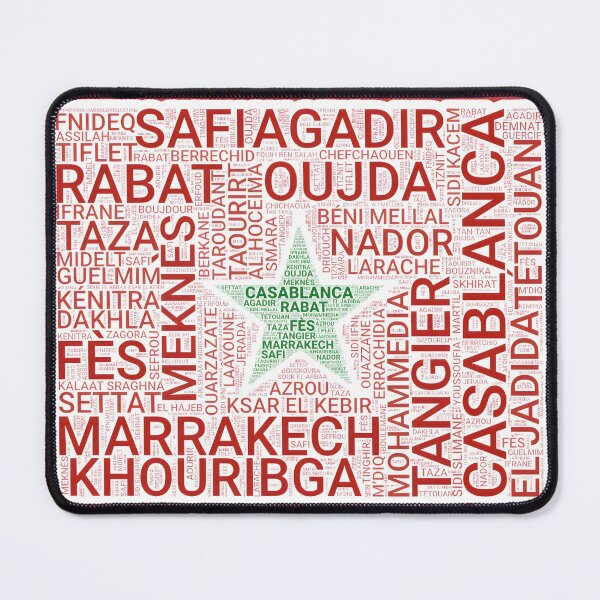 Item preview, Moroccan Flag And Moroccan Cities designed and sold by DemureArtsy.