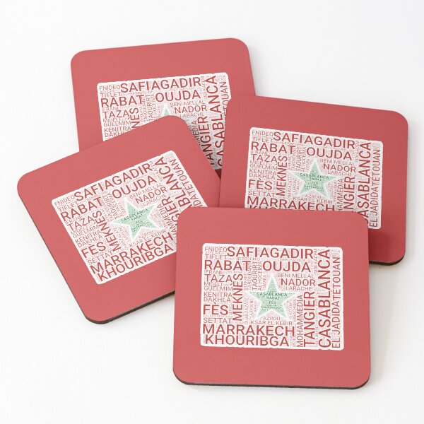 Item preview, Moroccan Flag And Moroccan Cities designed and sold by DemureArtsy.