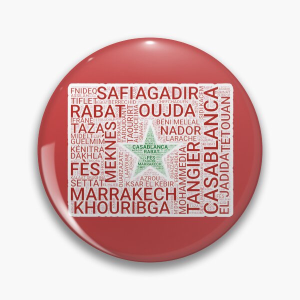 Item preview, Moroccan Flag And Moroccan Cities designed and sold by DemureArtsy.