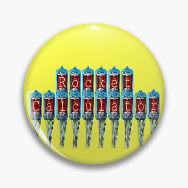 Item preview, Nixie Tube - Typos - Rocket Calculator - designed and sold by waltzermitty.