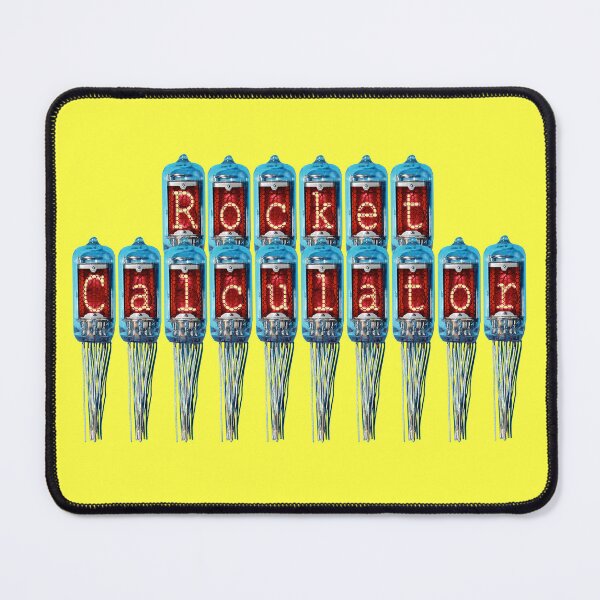 Item preview, Nixie Tube - Typos - Rocket Calculator - designed and sold by waltzermitty.