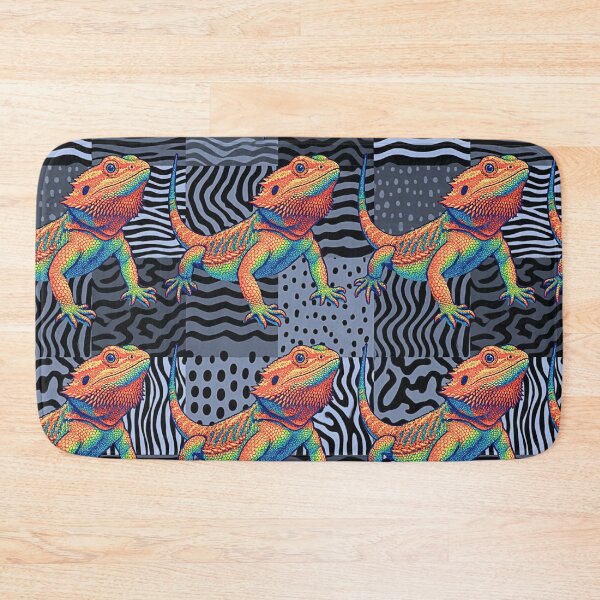 Item preview, Pop Art Bearded Dragon Pattern designed and sold by HausKatz.