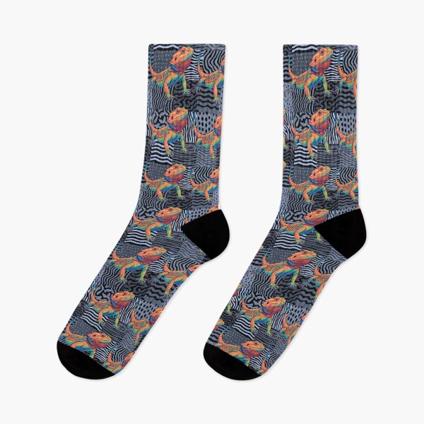 Item preview, Pop Art Bearded Dragon Pattern designed and sold by HausKatz.