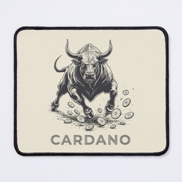 Item preview, Cardano Bull designed and sold by Fat Frog's Cardano Merch.