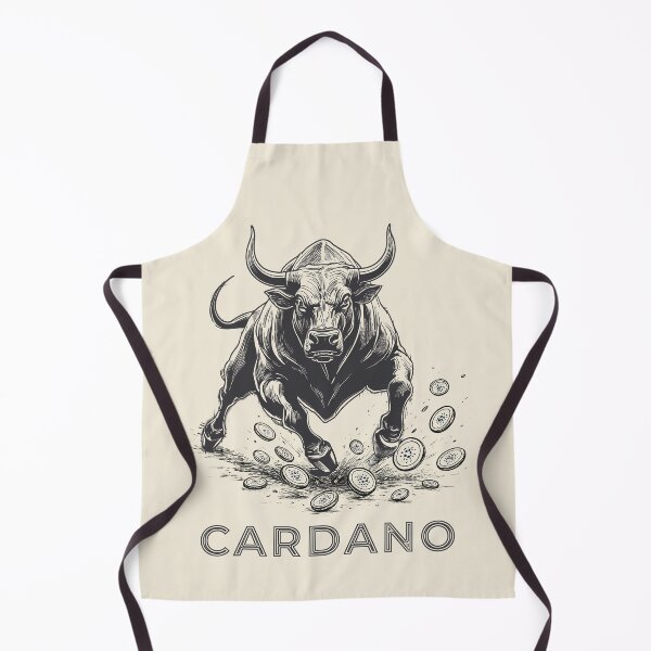 Artikelvorschau, Cardano Bull entworfen und verkauft von Fat Frog's Cardano Merch.