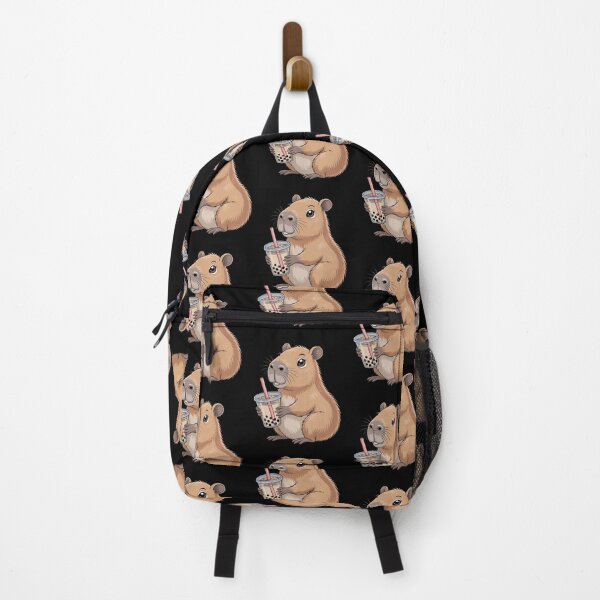 Item preview, Cute Capybara Kawaii Anime Drinking Bubble Tea Lover Girls designed and sold by BLZART.
