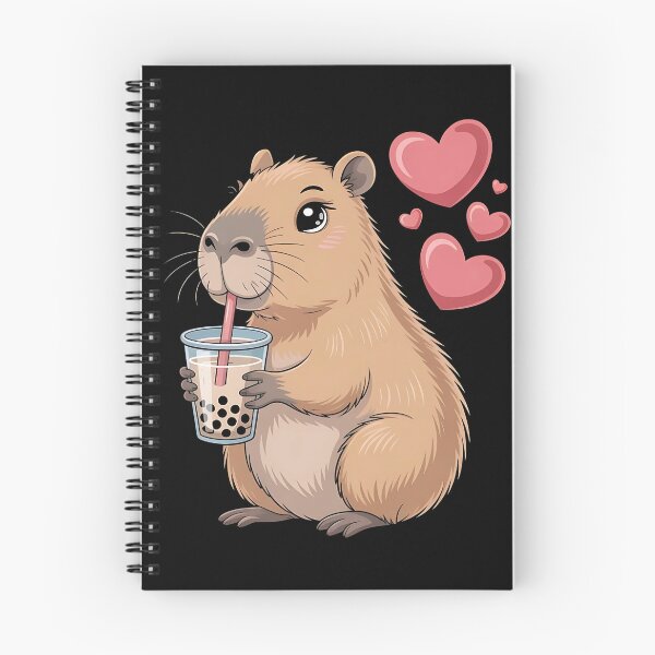 Item preview, Cute Capybara Kawaii Anime Drinking Bubble Tea Lover Girls designed and sold by BLZART.