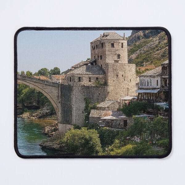Item preview, Architecture Bosnia Mostar - Historical Bridge Balkans Travel designed and sold by Lyvion design.
