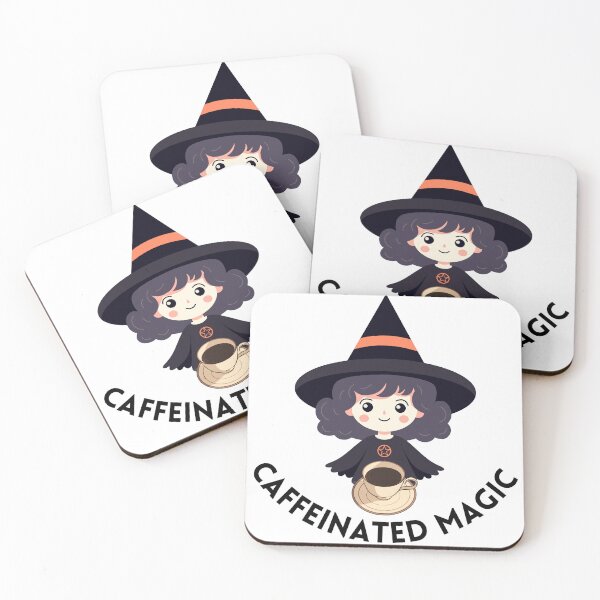 Item preview, Coffee Witch Design | Caffeinated Magic Aesthetic Art designed and sold by NatFil.