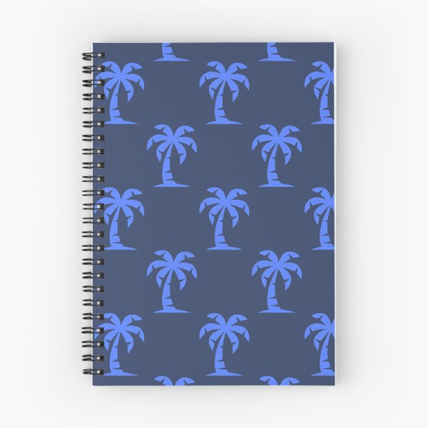 Aperçu de l'œuvre Silhouette de palmier – Bleu néon créée et vendue par colorofmagic.