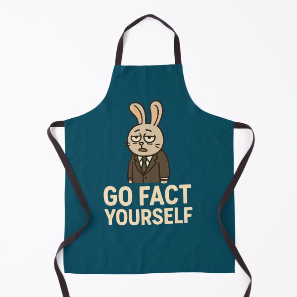Item preview, Go Fact Yourself – Funny Sarcastic Bunny Meme designed and sold by SlomianyPisarz.