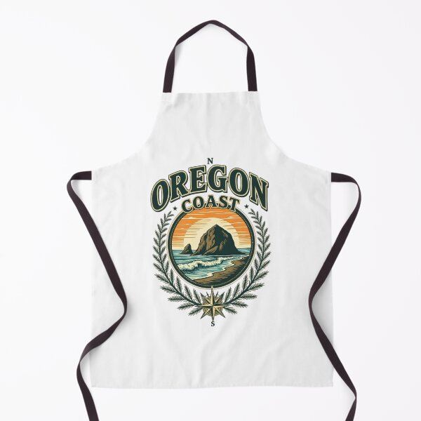 Item preview, Haystack Rock, Cannon Beach - Retro Oregon Coast Adventure Badge designed and sold by Digital Dreams Arts.