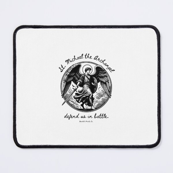 Item preview, Saint Michael The Archangel- Defend Us in Battle Designs designed and sold by HavilahPrintsCo.