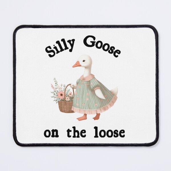 Item preview, Silly Goose On The Loose – Funny Vintage Goose Design designed and sold by EVESTUDIOART.