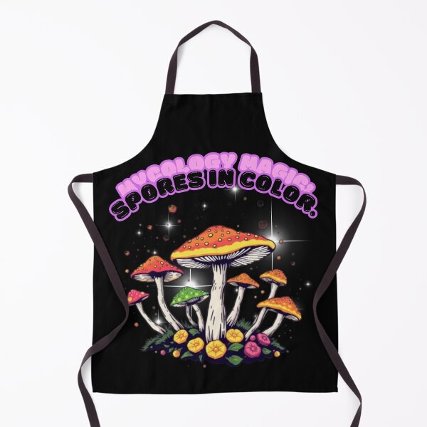 Item preview, Microscopic Magic Mushroom Spore Print, Mycology Art in Vibrant Color designed and sold by Moyeri.