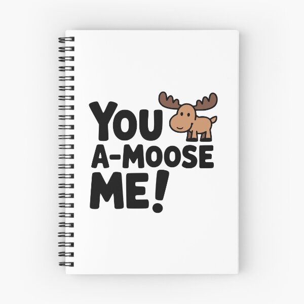 Item preview, You A-Moose Me! Cute Moose Pun designed and sold by PMCreative.