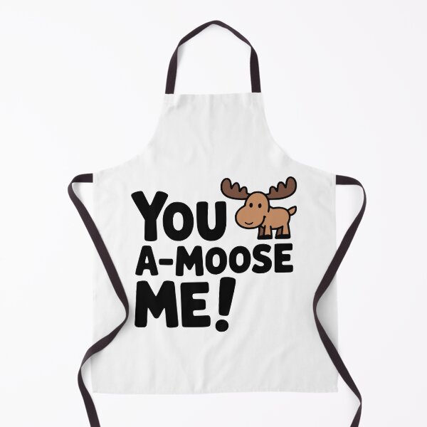Item preview, You A-Moose Me! Cute Moose Pun designed and sold by PMCreative.