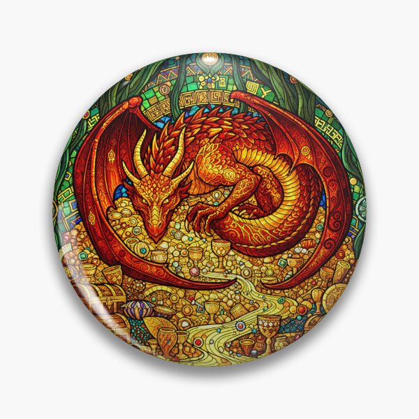 Item preview, The Treasure Dragon designed and sold by Stoneflower-Art.