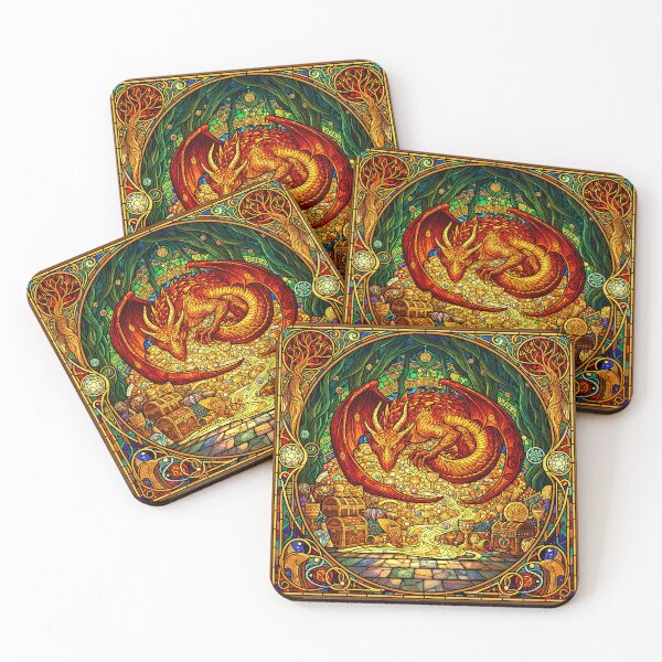 Item preview, The Treasure Dragon designed and sold by Stoneflower-Art.