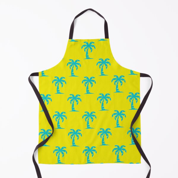 Item preview, Palm Silhouette – Crystal Aqua & Citrus Pop designed and sold by colorofmagic.