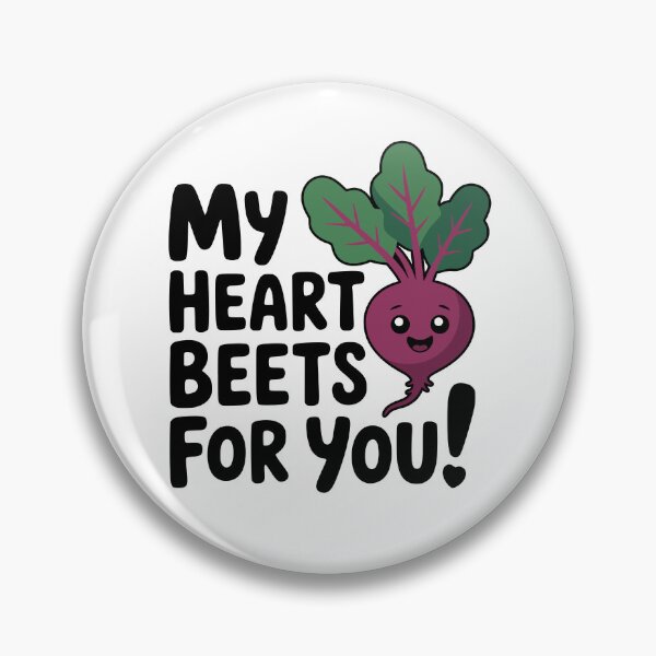Item preview, My Heart Beets For You! Cute Beet Pun designed and sold by PMCreative.