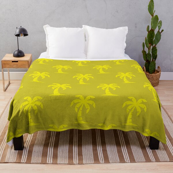 Item preview, Palm Silhouette – Citrus Pop on Antique Gold designed and sold by colorofmagic.