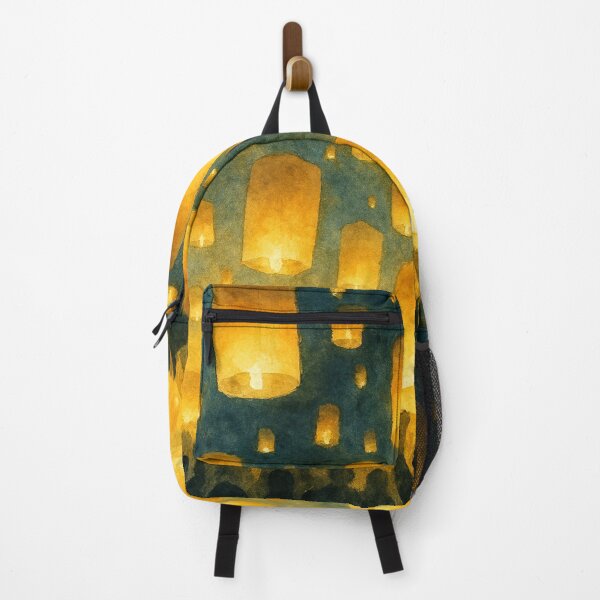 Item preview, Lantern Night — Yi Peng Sky Lantern Festival 2 (Watercolor) designed and sold by LaiThaiPatterns.