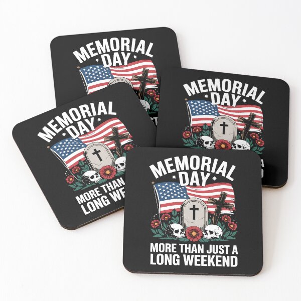 Item preview, Memorial Day American Veteran More Than Just a Long Weekend designed and sold by BakeryDozen.