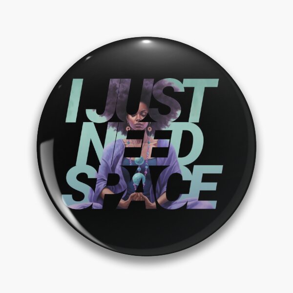 Item preview, I just need Space | Woman Meditating  designed and sold by Brand Uno Studio.