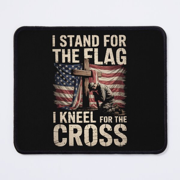 Item preview, Memorial Day I Stand For The Flag I Kneel For The Cross designed and sold by BakeryDozen.