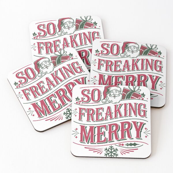 Item preview, So Freaking Merry – Funny Christmas Santa Shirt designed and sold by AgnieszkaTees.