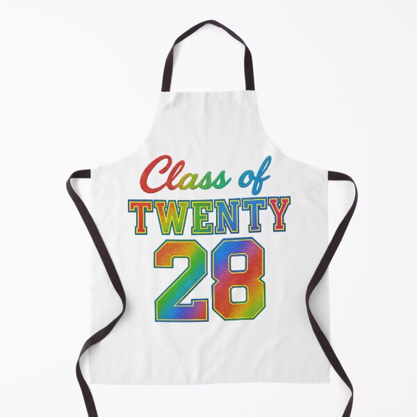 Item preview, Class of 2028 Rainbow Glitter Graduation Design designed and sold by PixelExpressStudio.