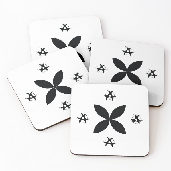 Item preview, Geometric Black Astral Flower designed and sold by Antoine Dupuit.