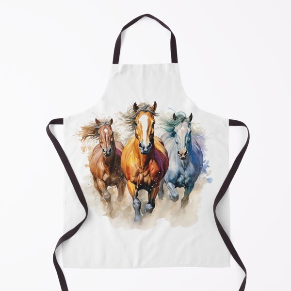 Item preview, Running Mustangs – Wild Horse Watercolor Western Art designed and sold by PixelExpressStudio.