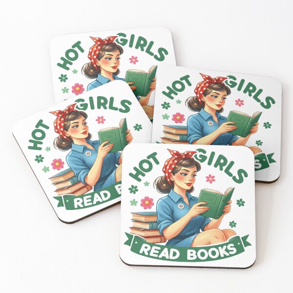 Item preview, Hot Girls Read Books Bookish Girl designed and sold by yunamaliskova.