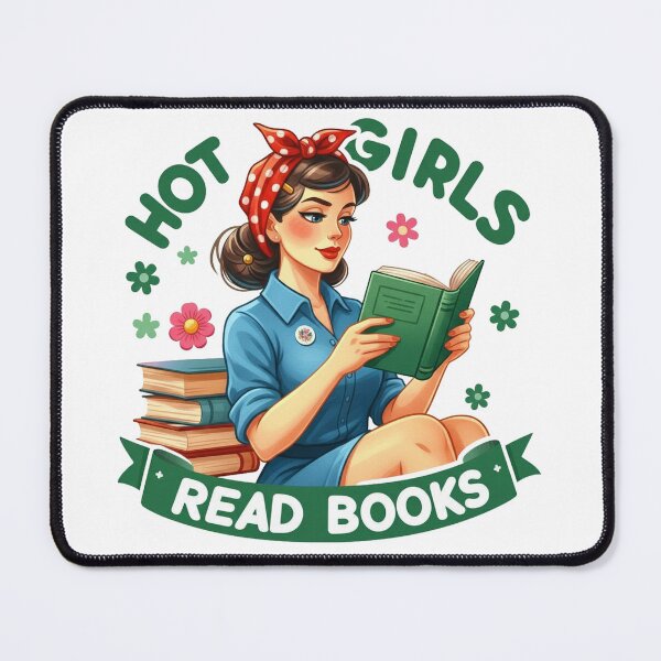 Item preview, Hot Girls Read Books Bookish Girl designed and sold by yunamaliskova.