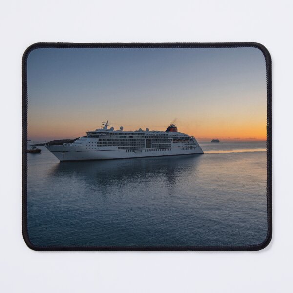 Item preview, Cruise Ships arriving at Dawn, Island of Crete designed and sold by Kasia Design.