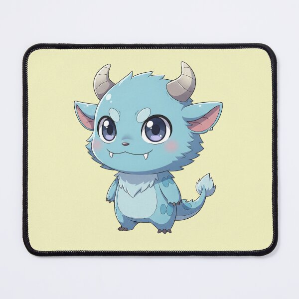 Item preview, The Happy Blob: Adorable Cute Monster Chibi Character with Big Eyes and Whimsical Colors designed and sold by bvdesignart.