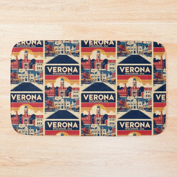Item preview, Verona Wisconsin 1950s USA Vintage Travel Tourism designed and sold by TravelersGems.