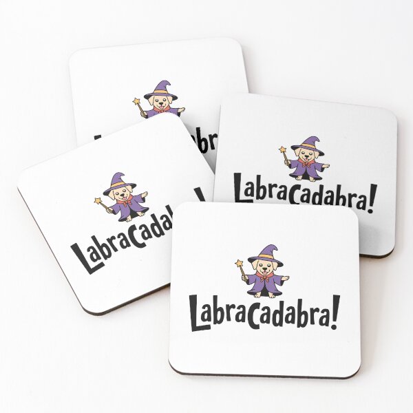 Item preview, LabraCadabra! Cute Labrador Wizard Pun designed and sold by PMCreative.