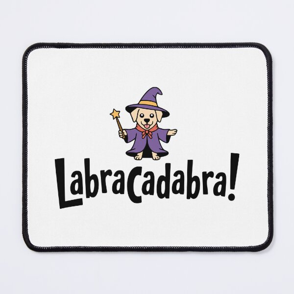 Item preview, LabraCadabra! Cute Labrador Wizard Pun designed and sold by PMCreative.