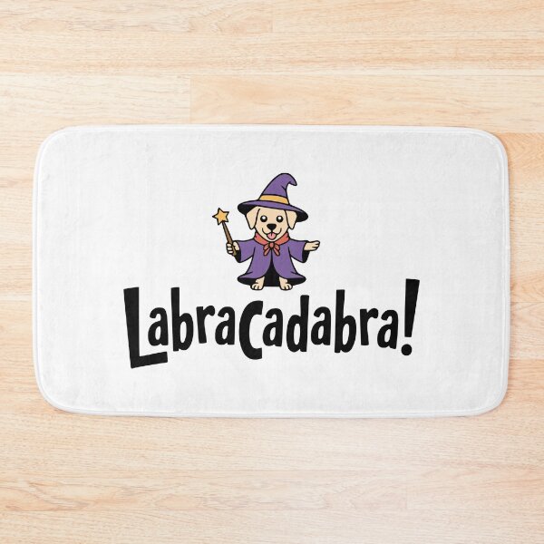 Item preview, LabraCadabra! Cute Labrador Wizard Pun designed and sold by PMCreative.