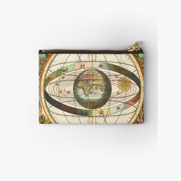 Item preview, Medieval Map of the Solar System and Astrological signs with Earth at the center designed and sold by Vintage Designs +.