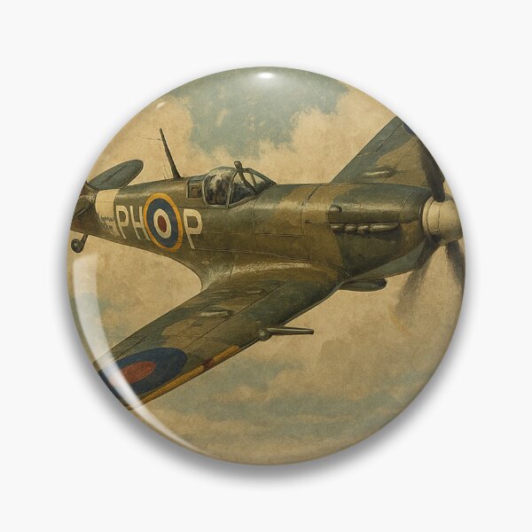 Item preview, Vintage Supermarine Spitfire Poster designed and sold by Airpower Art.