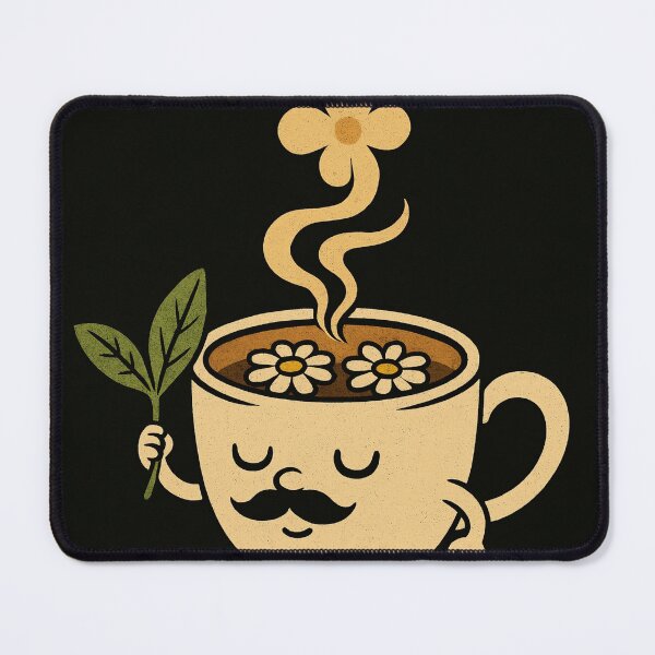 Item preview, Tea love gift cup with flowers designed and sold by tarotstarostina.